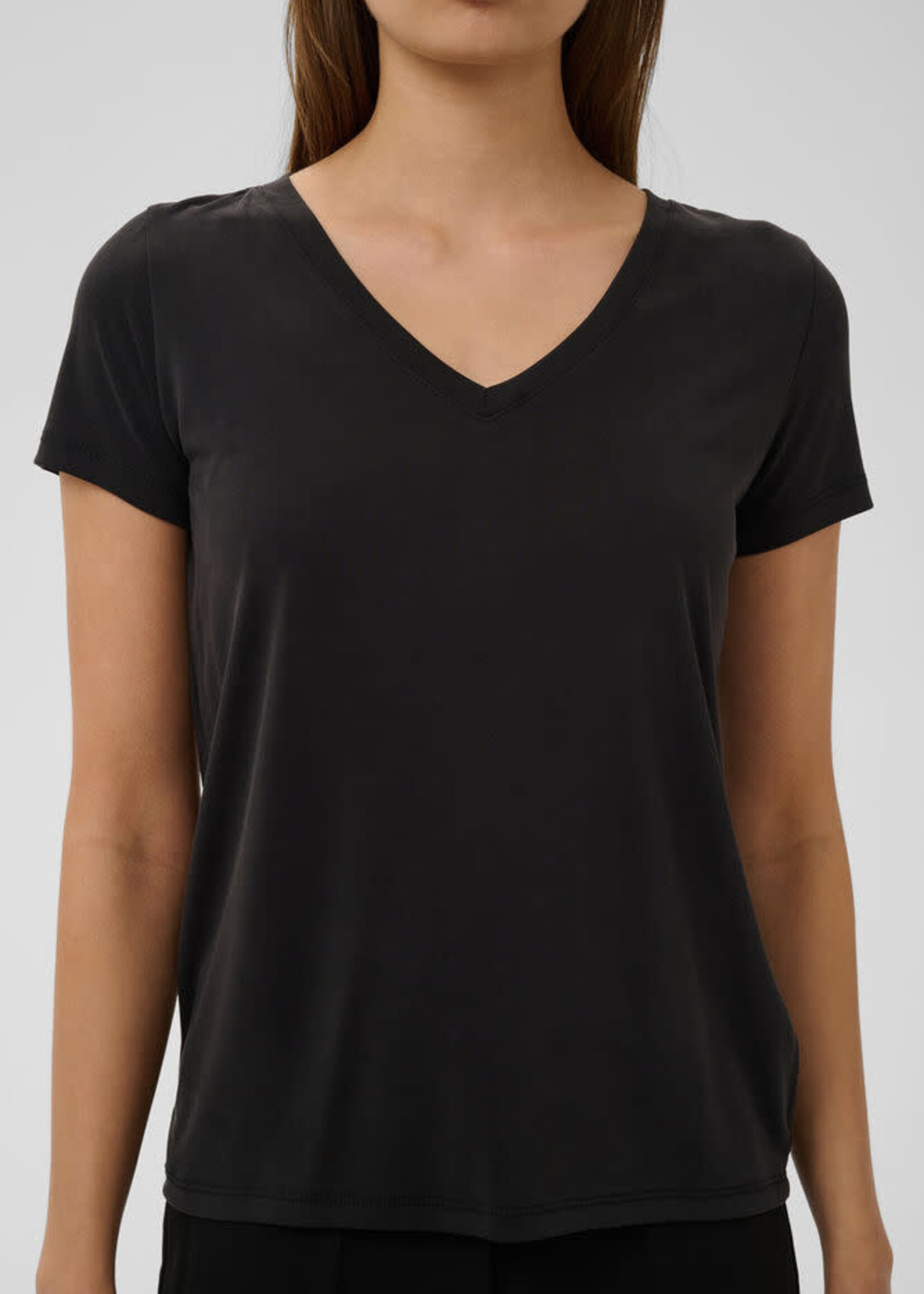 Soaked in Luxury Columbine V Neck T-Shirt