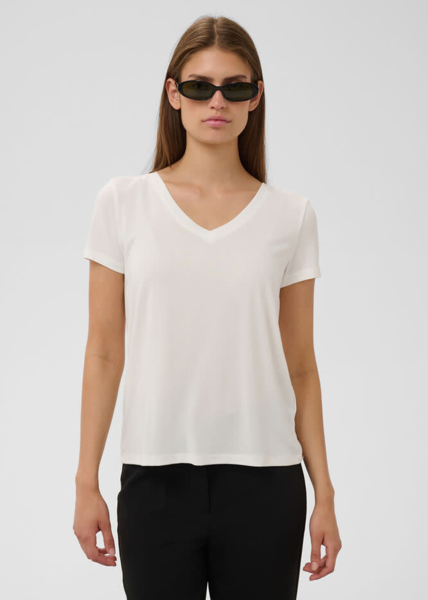 Soaked in Luxury Columbine V Neck T-Shirt
