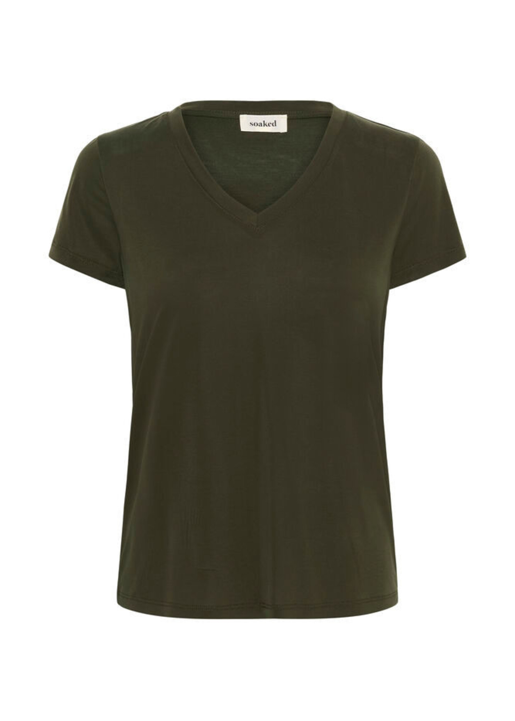 Soaked in Luxury Columbine V Neck T-Shirt