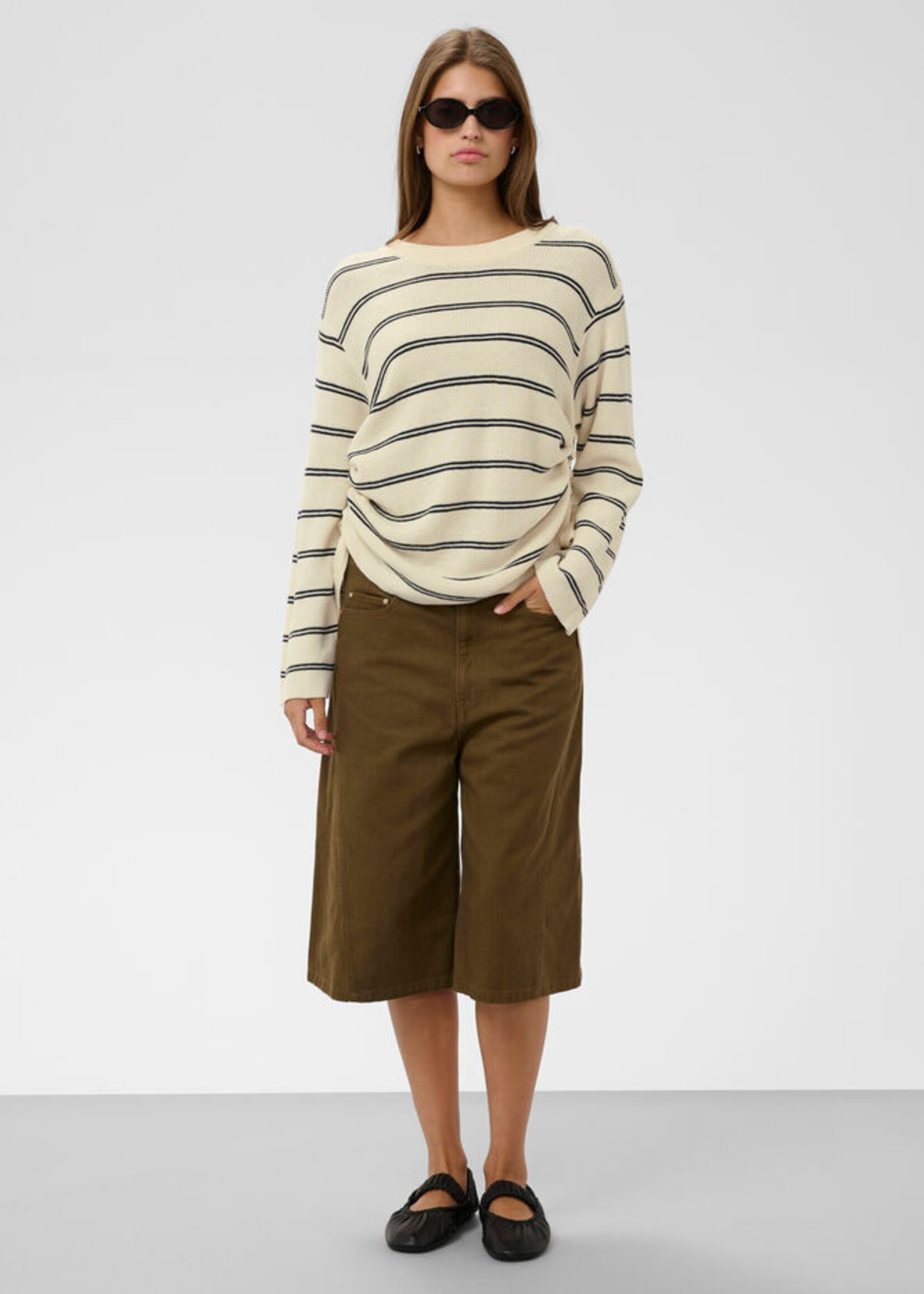 Soaked in Luxury Sanja Ruching Pullover