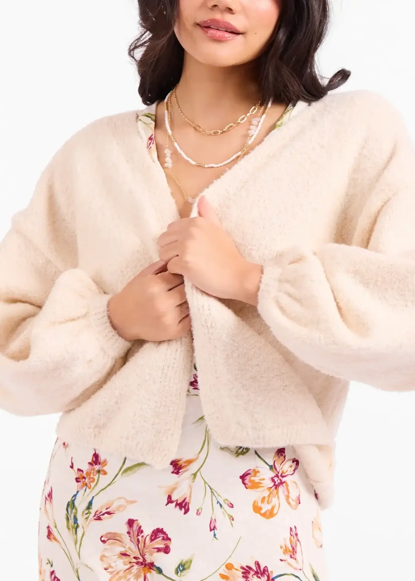 Sadie & Sage Marley Dolman Sleeveless Sweater Cardigan