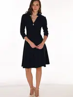 Frank Lyman Front Zip A-Line Dress