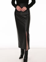 Frank Lyman Pleather Maxi Skirt