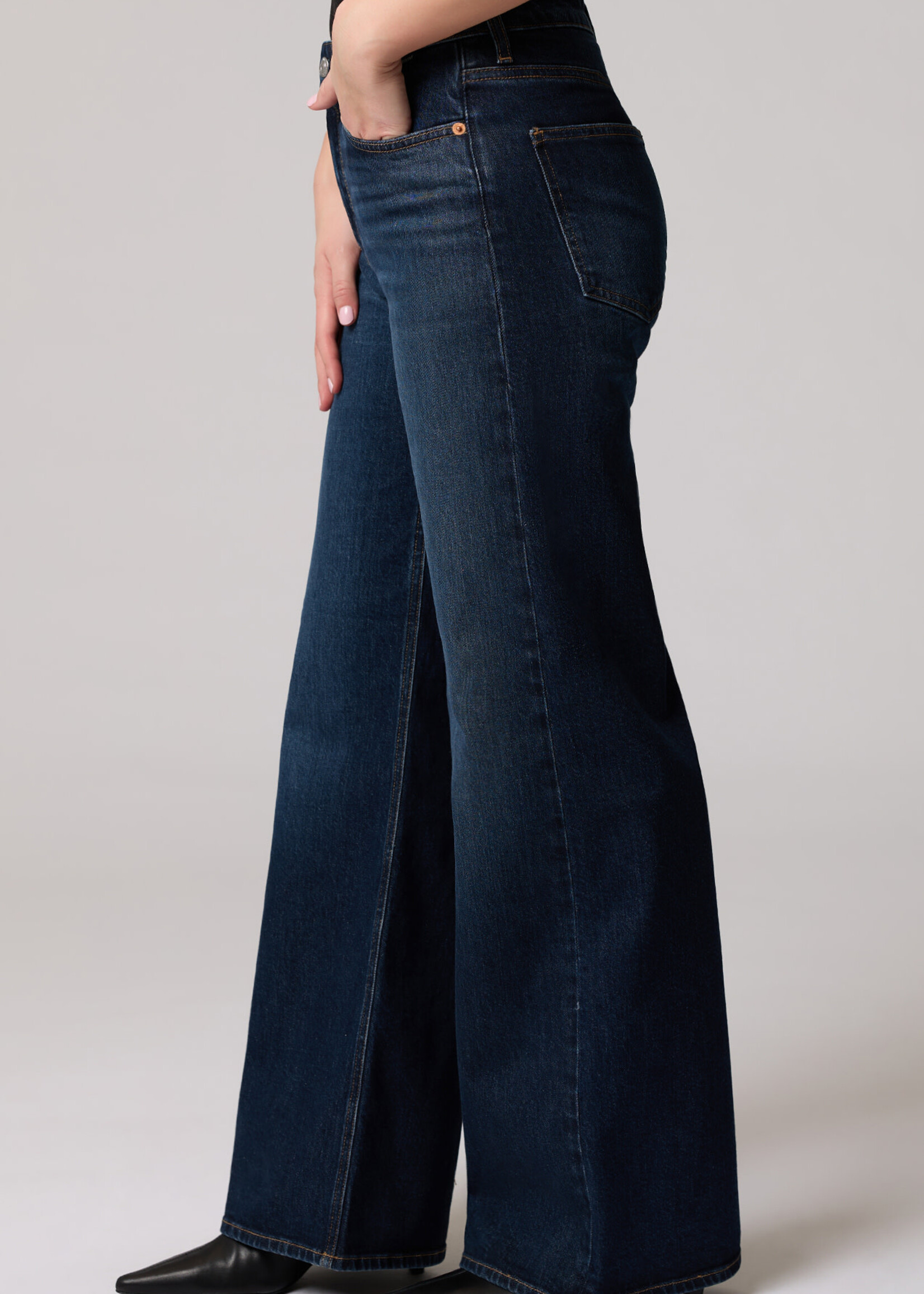 Mavi FLORIDA Mid Rise Wide Leg Jean