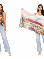 The Artist Label Spirit of Uluru Viscose-Modal Scarf