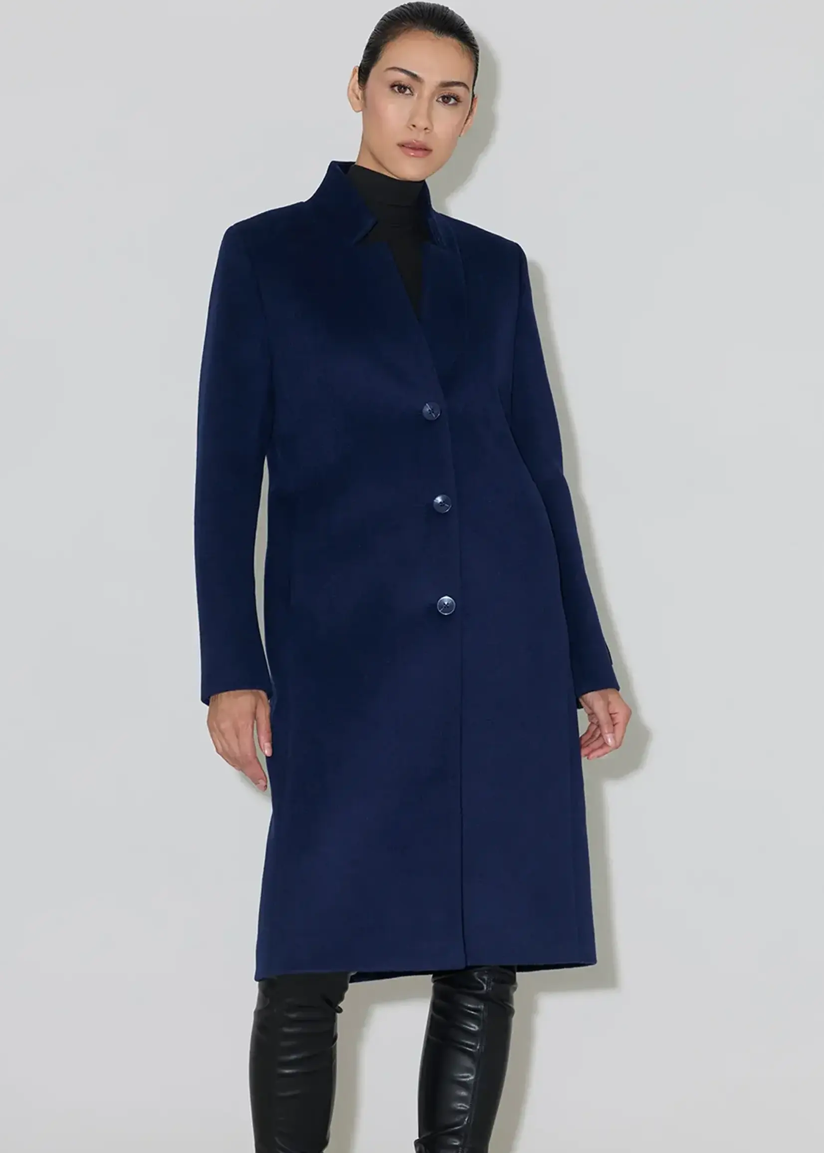 Soia & Kyo DIANE Midi Coat in Classic Wool