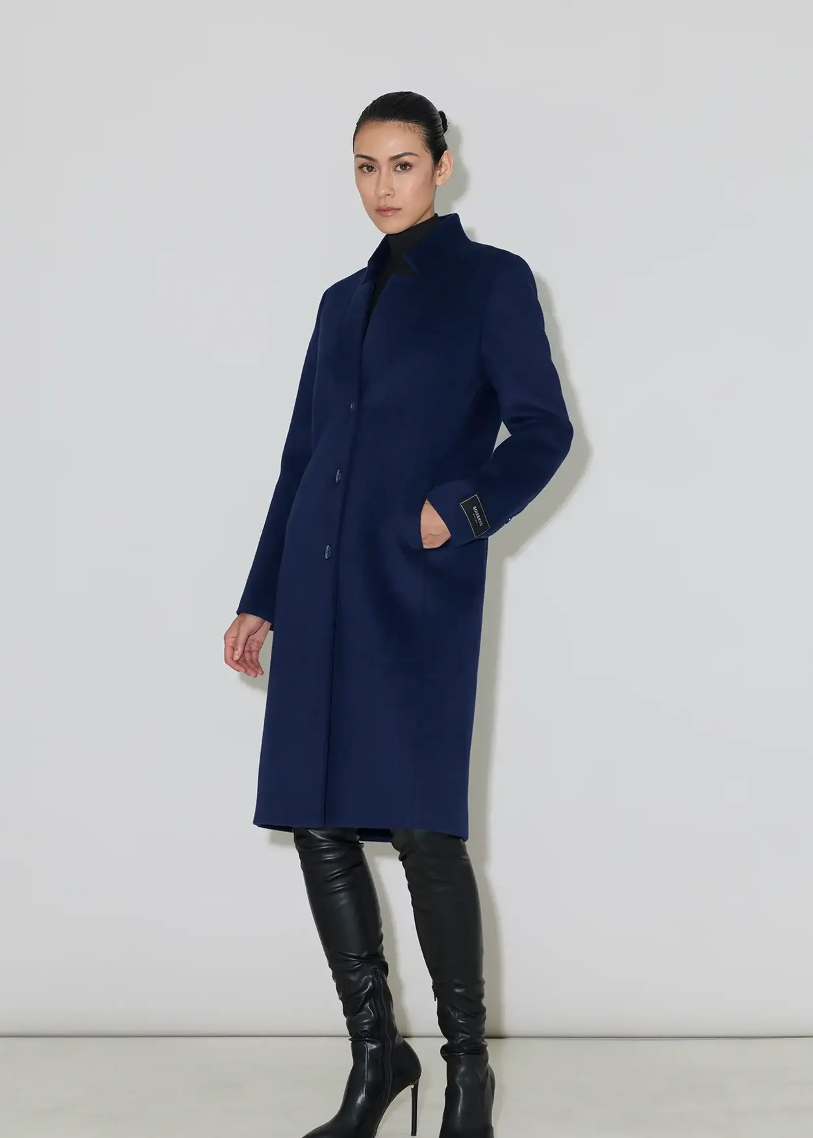 Soia & Kyo DIANE Midi Coat in Classic Wool