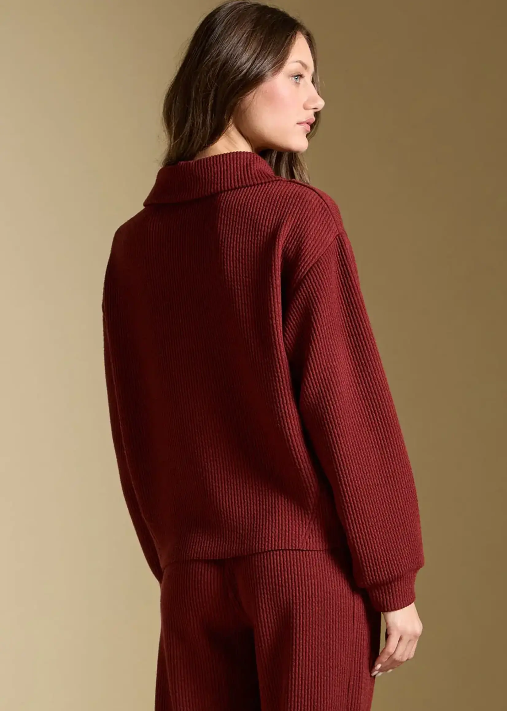 Saltwater Luxe Half Zip Seam Pullover