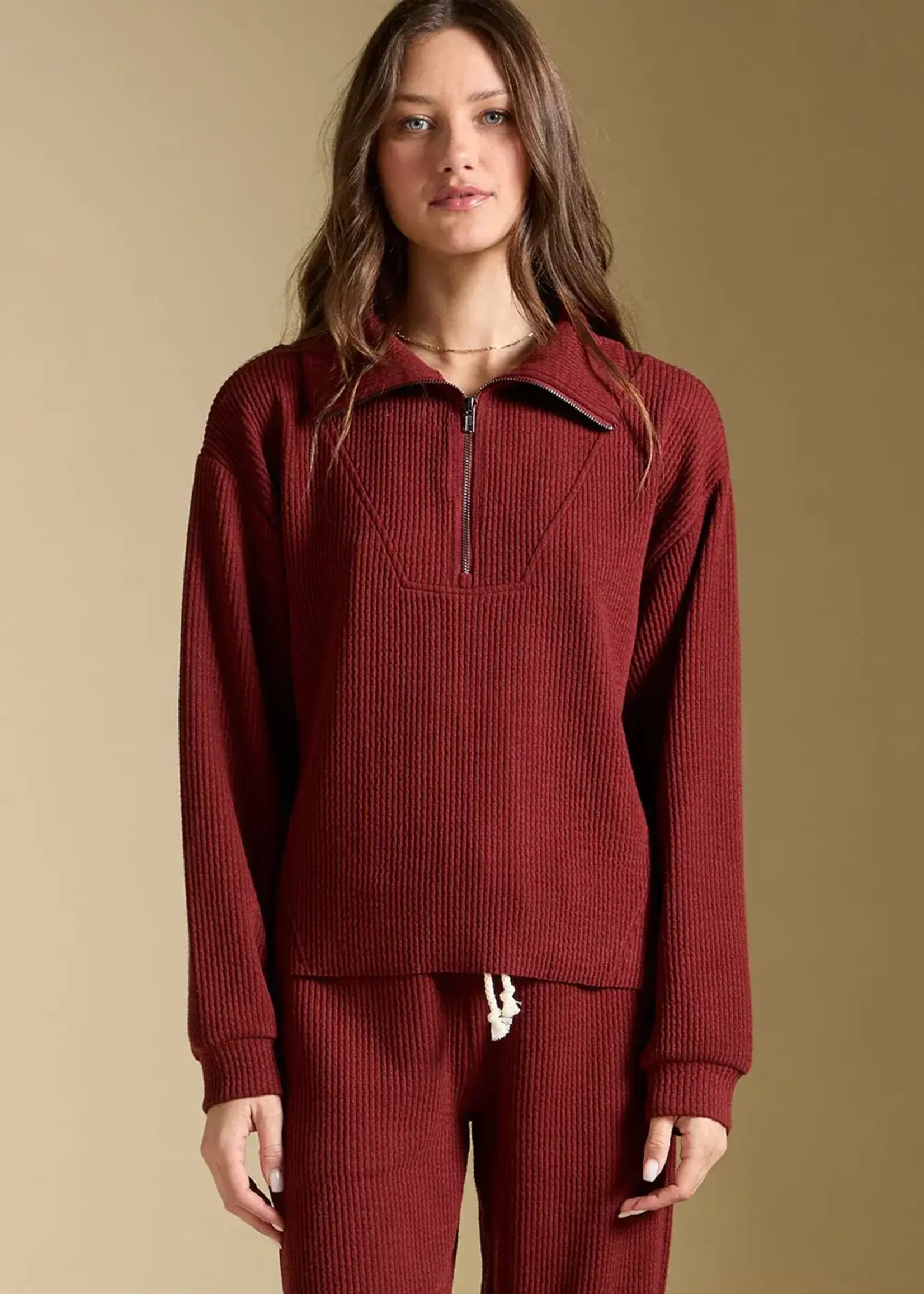 Saltwater Luxe Half Zip Seam Pullover