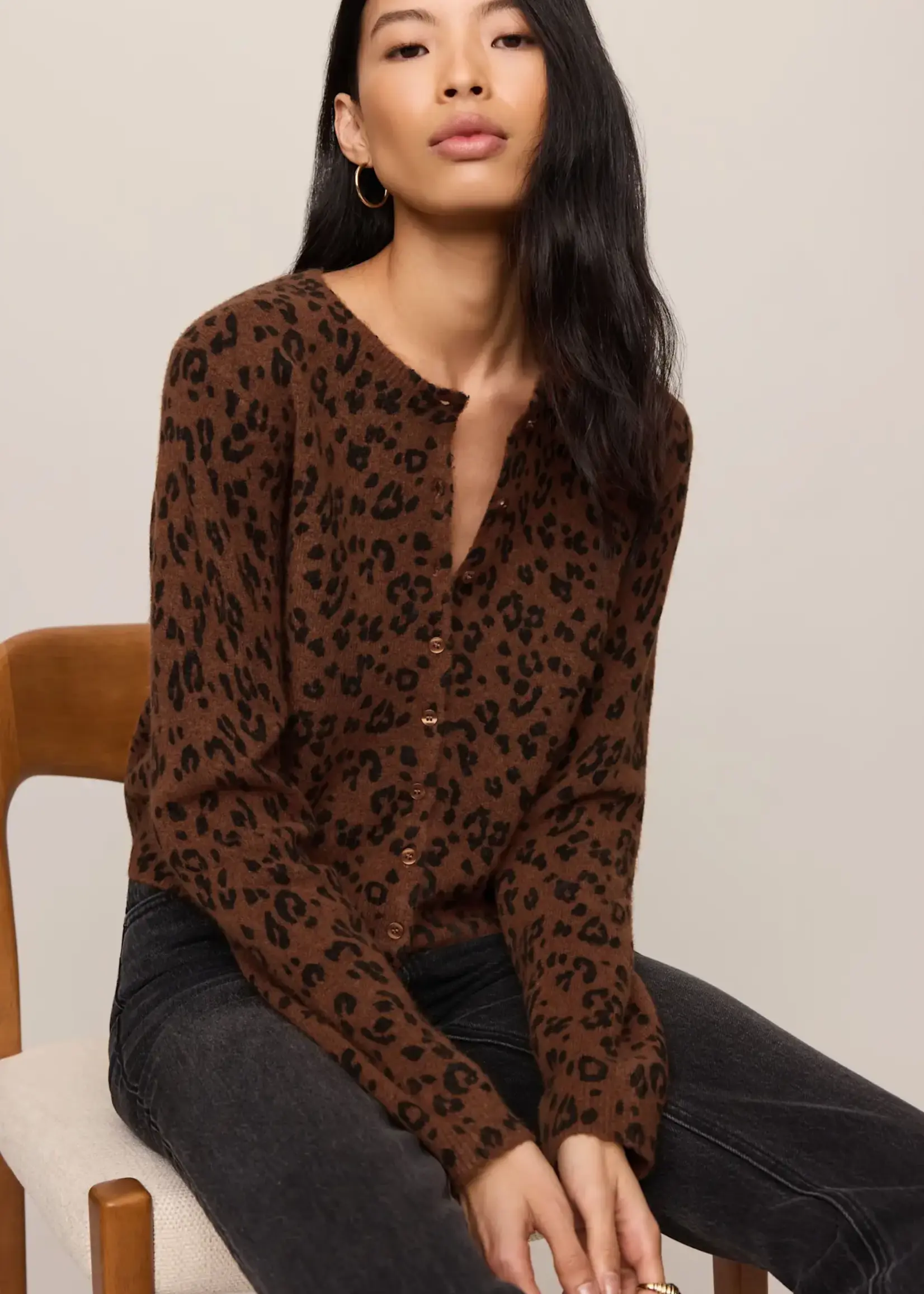 Z SUPPLY Medina Leopard Cardigan