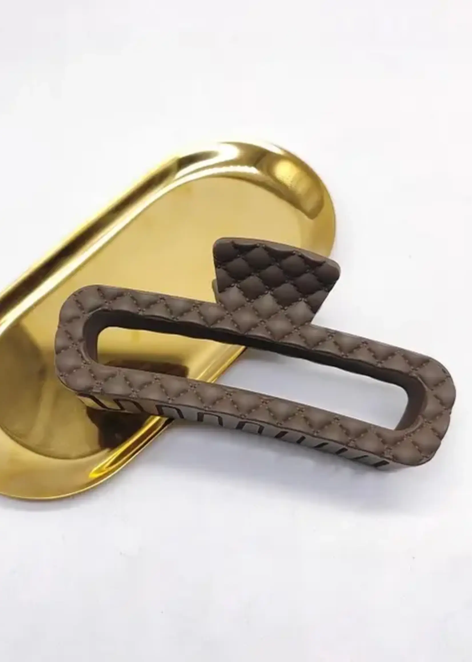 Kitten Claws Clips Quilted Large Matte Claw Clip