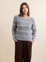 Sadie & Sage Warm Chai Stripe Sweater