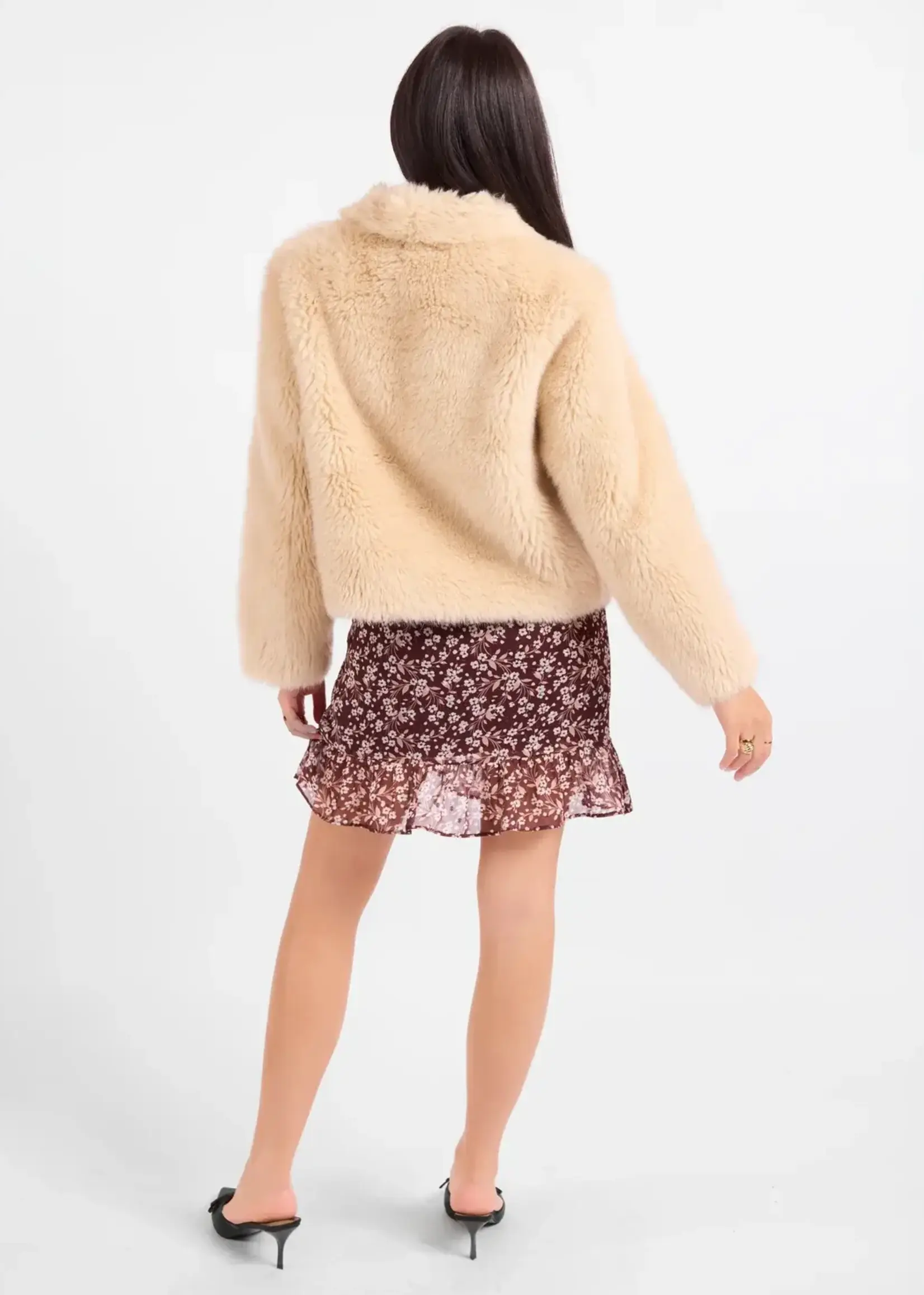 Sadie & Sage Calla Faux Fur Coat