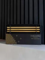 Everlasting Candle Co. Boxy Gold Everlasting Candlesticks