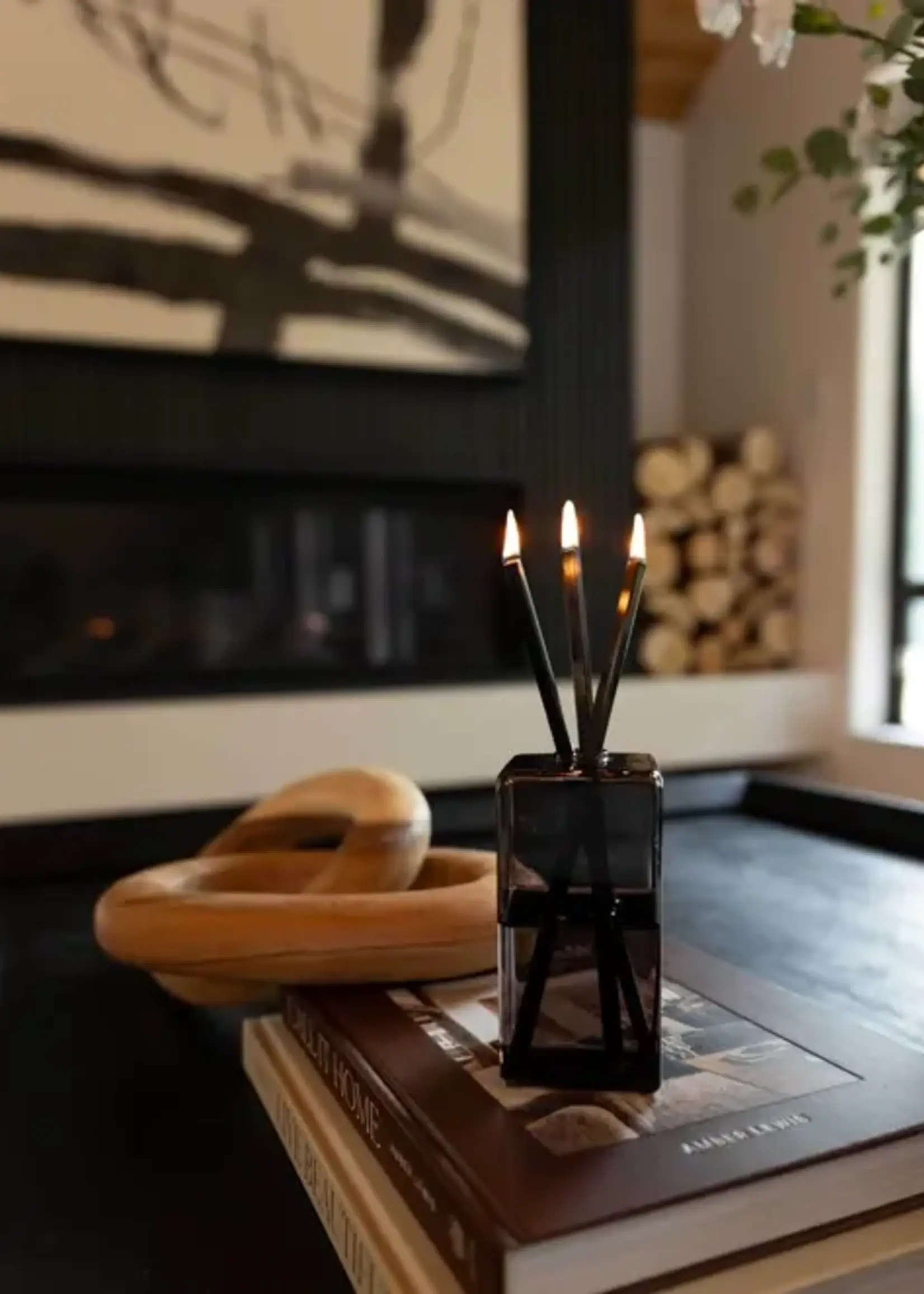 Everlasting Candle Co. Boxy Black Everlasting Candlesticks