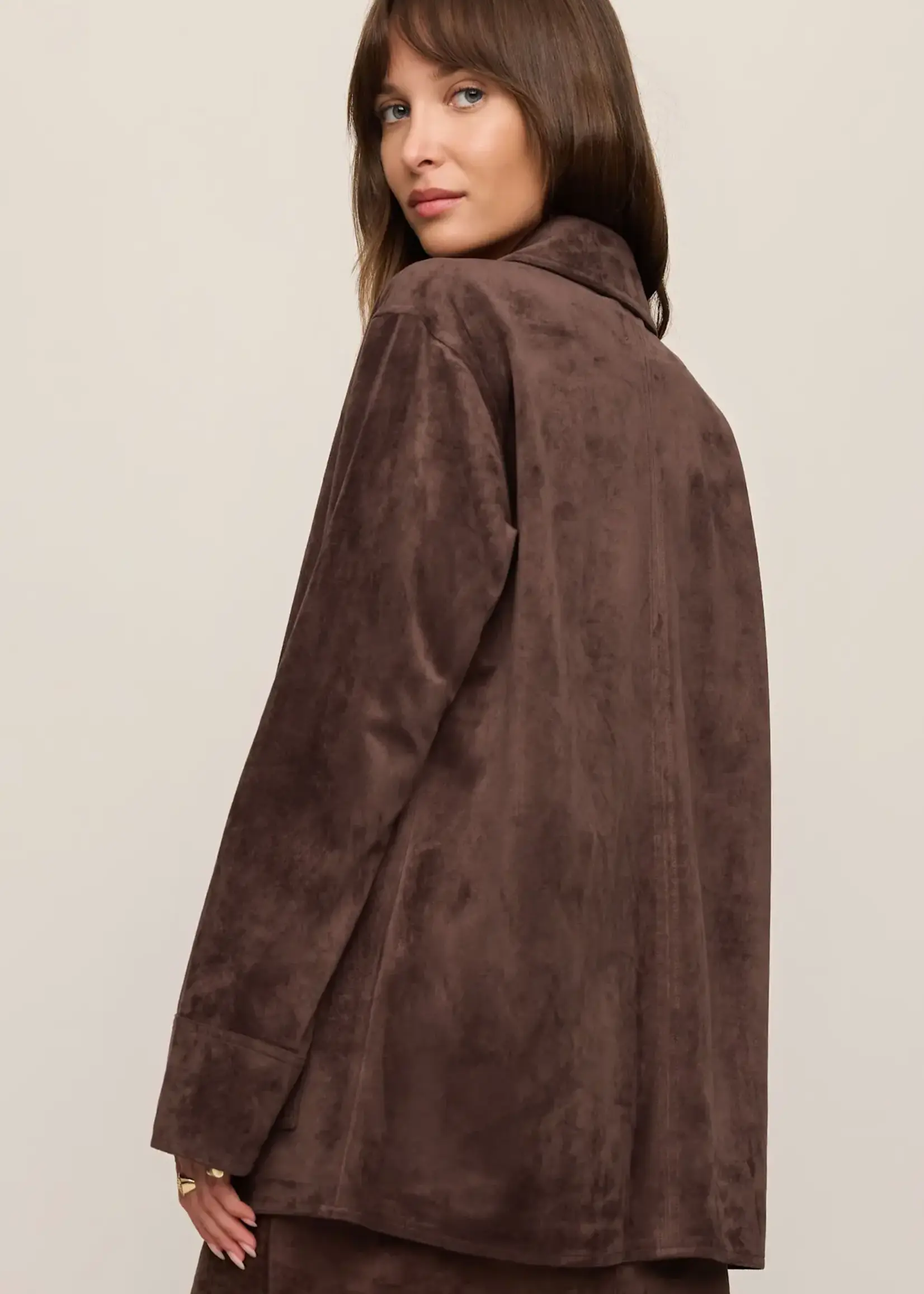 Z SUPPLY Decker Suede Chore Coat