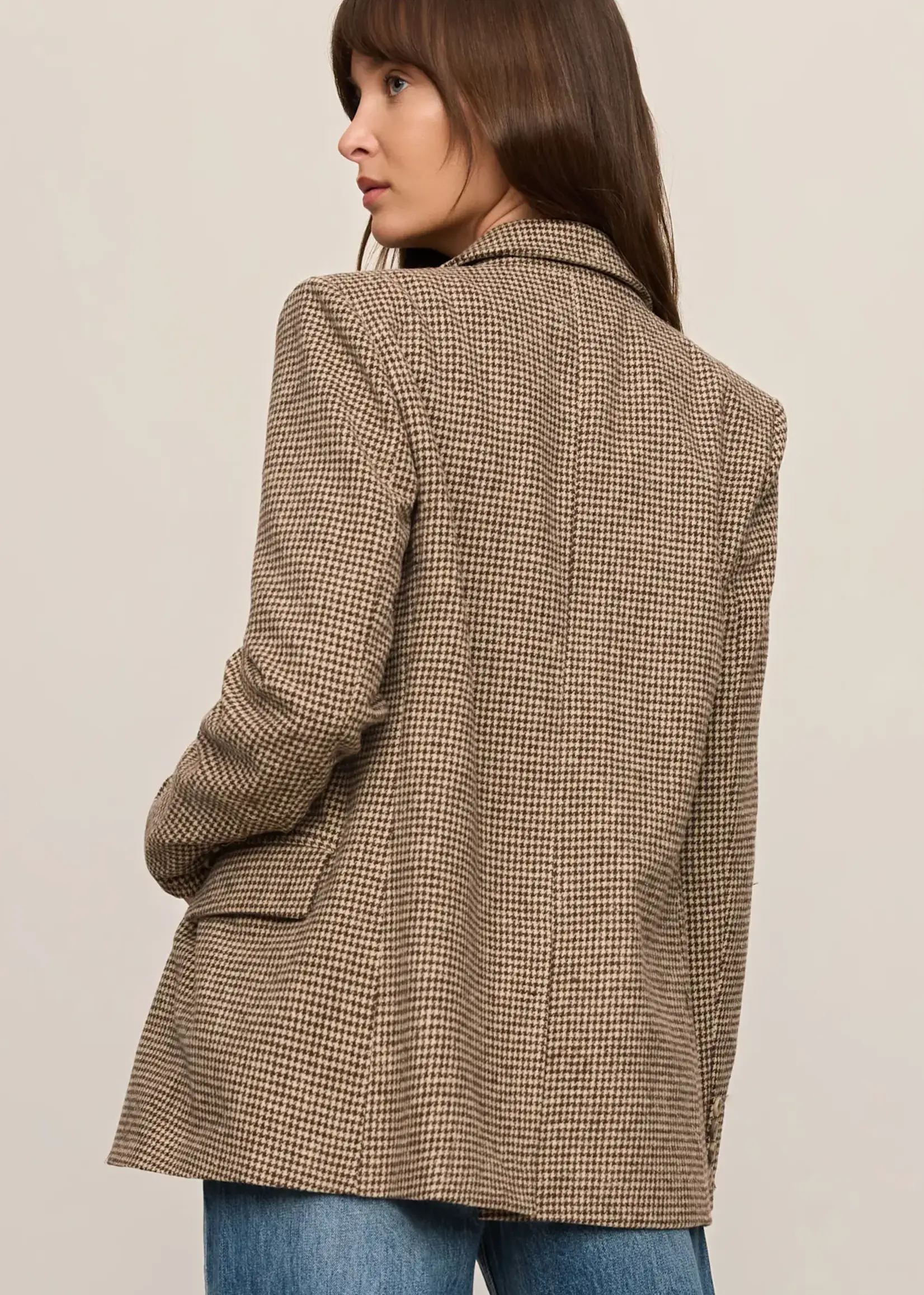 Z SUPPLY Evan Houndstooth Blazer