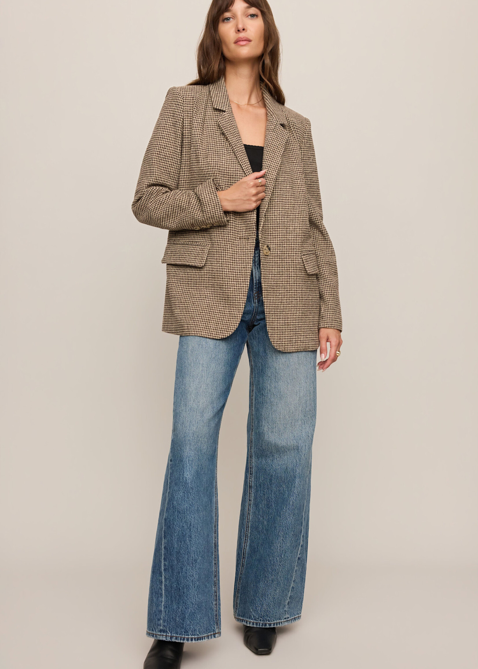 Z SUPPLY Evan Houndstooth Blazer