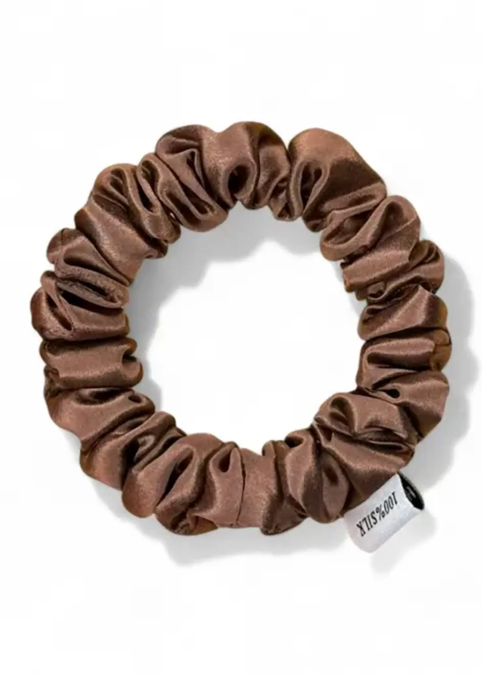Organic Premium Silk Mini Scrunchie