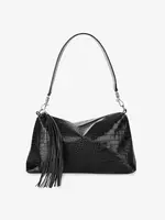 BRAVE Leather Colson Black Barcelona Bag