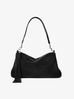 BRAVE Leather Colson Black Suede  Bag