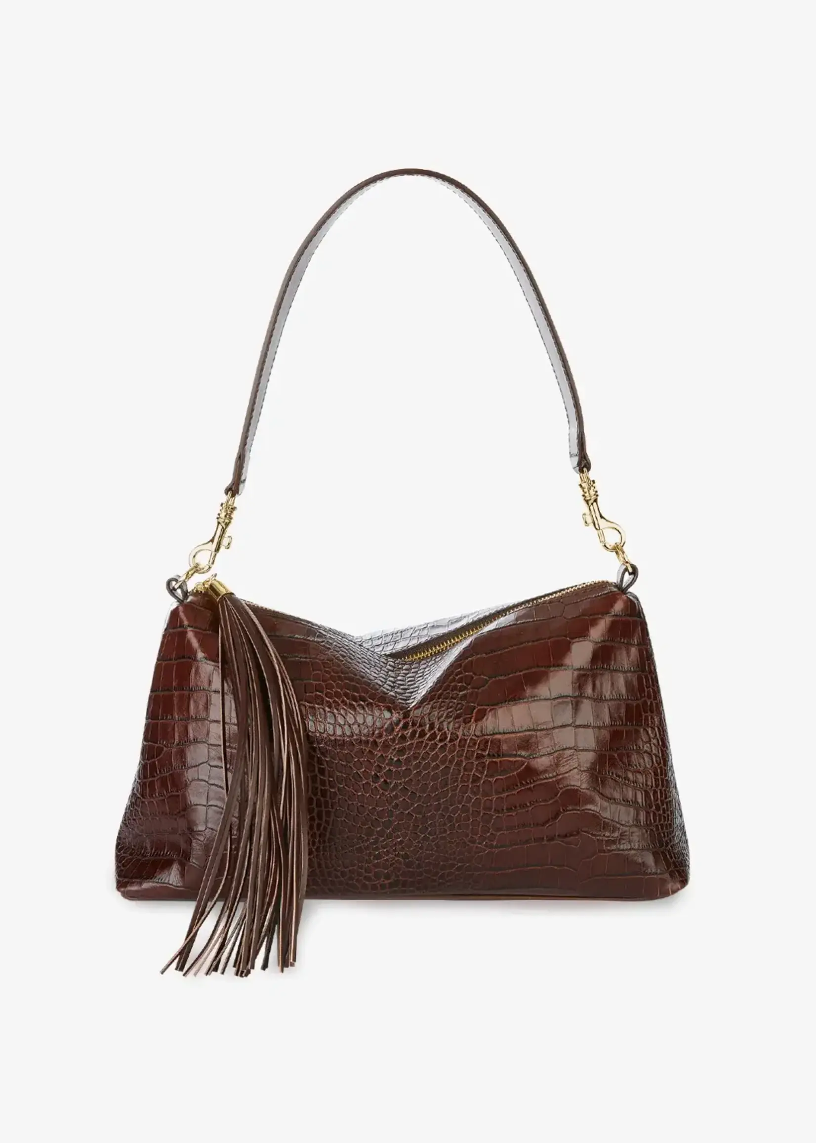 BRAVE Leather Colson Brown Barcelona  Bag