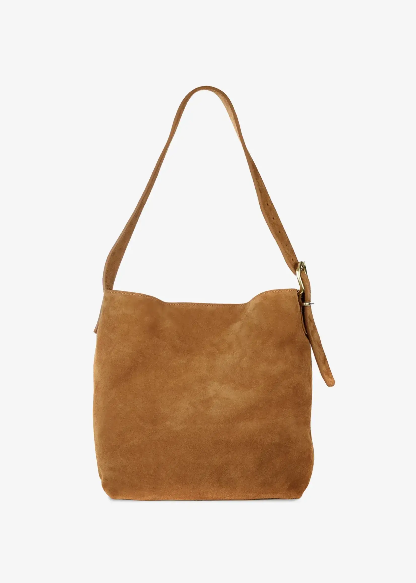 BRAVE Leather Kylen Cognac Suede Bag