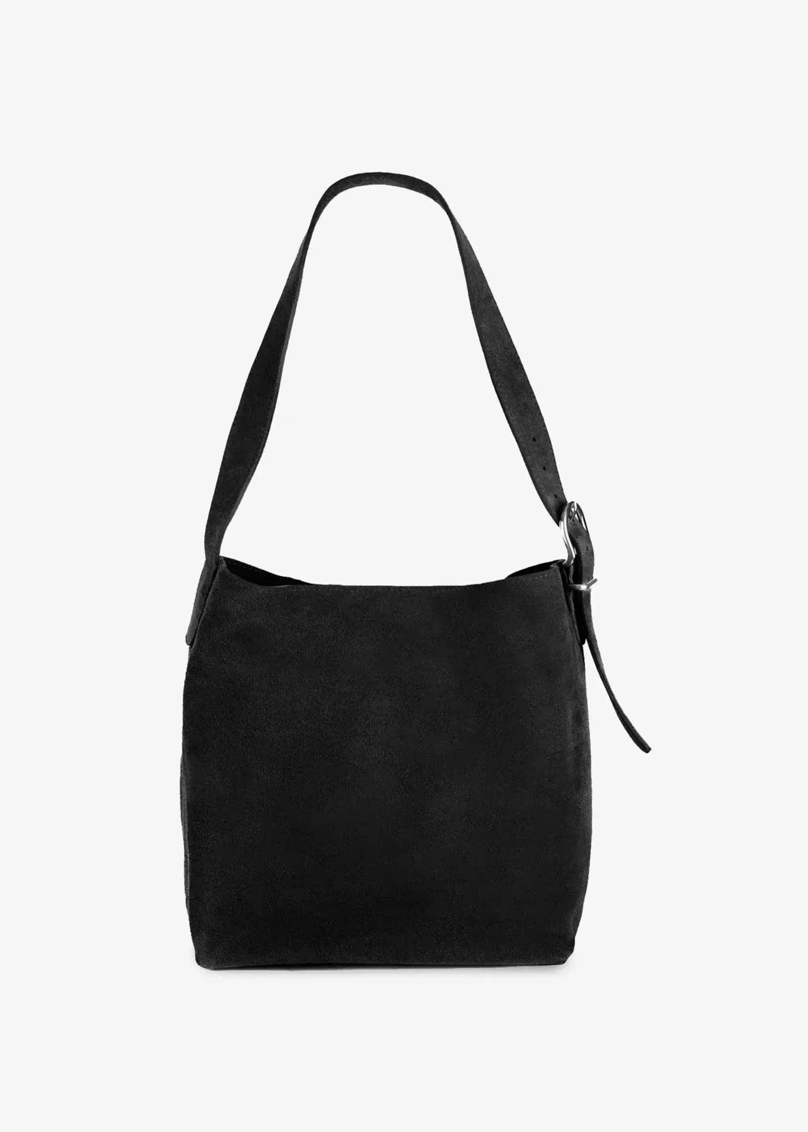 BRAVE Leather Kylen Black Suede Bag
