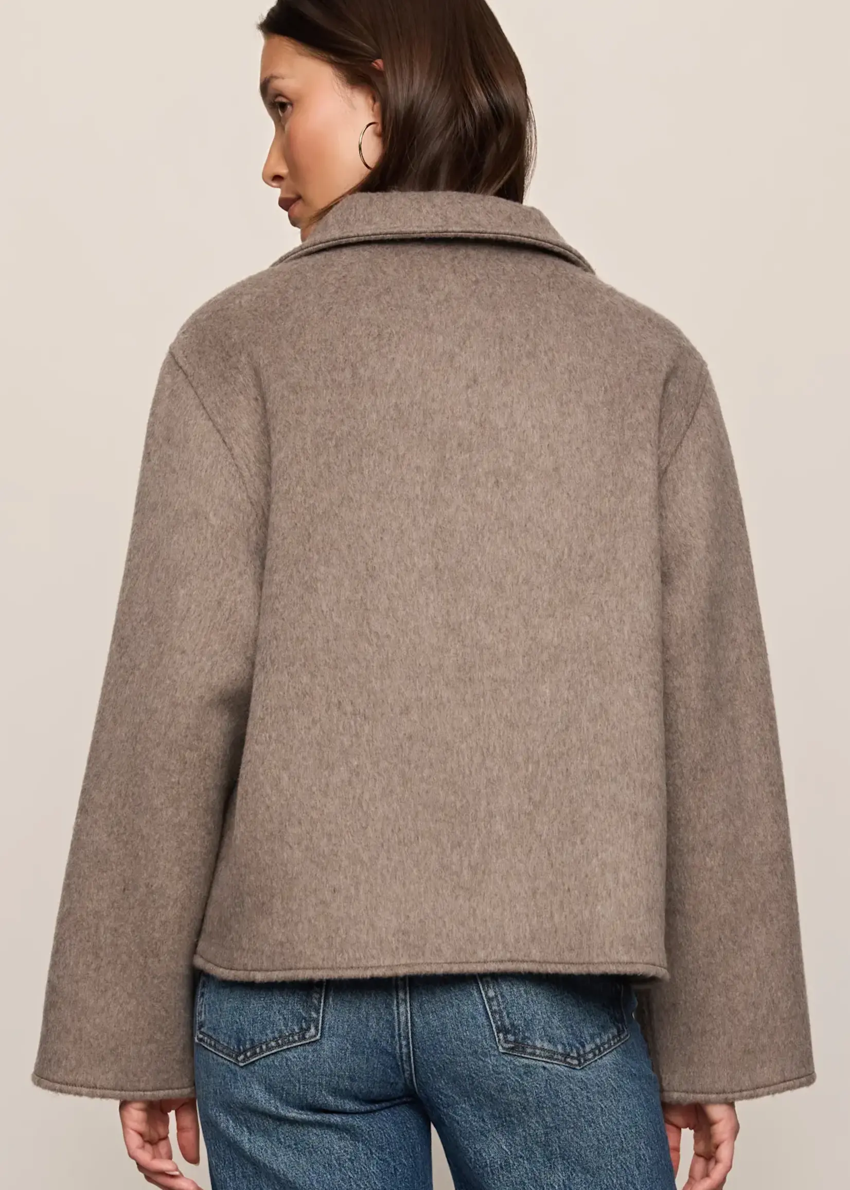 Z SUPPLY Mynka Funnel Neck Coat