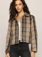 Z SUPPLY Petra Plaid Shrunken Jacket