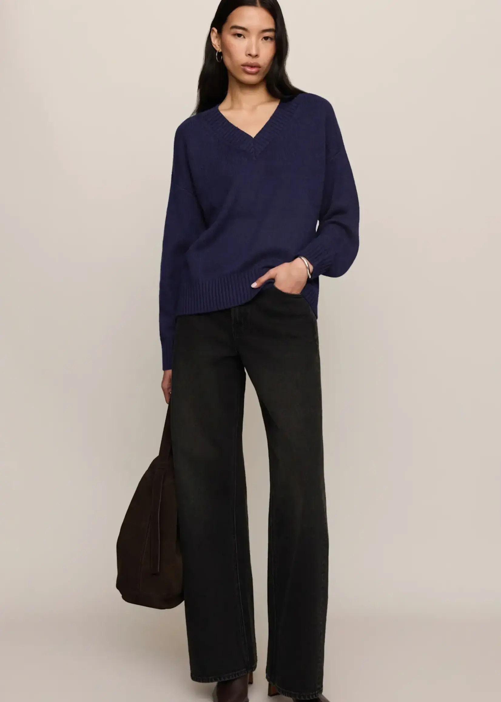Z SUPPLY Cloud Spun V Neck Sweater