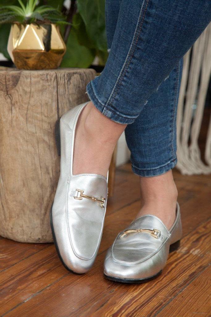 sam edelman silver loafers