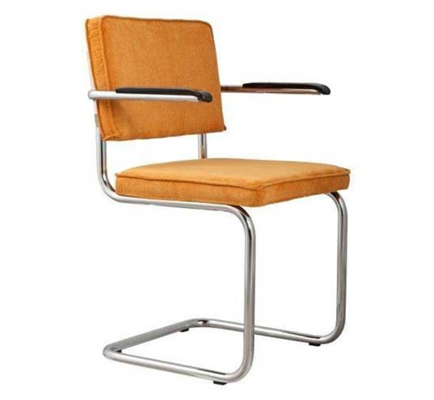 Ridge Rib chair with armrests