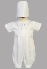 Satin Romper Wht