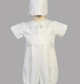 Satin Romper Wht