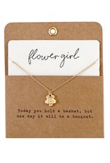 Flower Girl Charm necklace