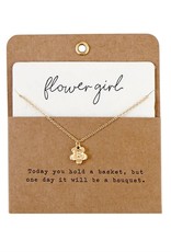 Flower Girl Charm necklace