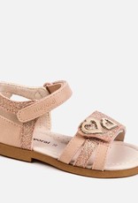 Mayoral Footwear Copper Sandal w/heart