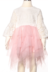 Pink Lacey Tulle Dress