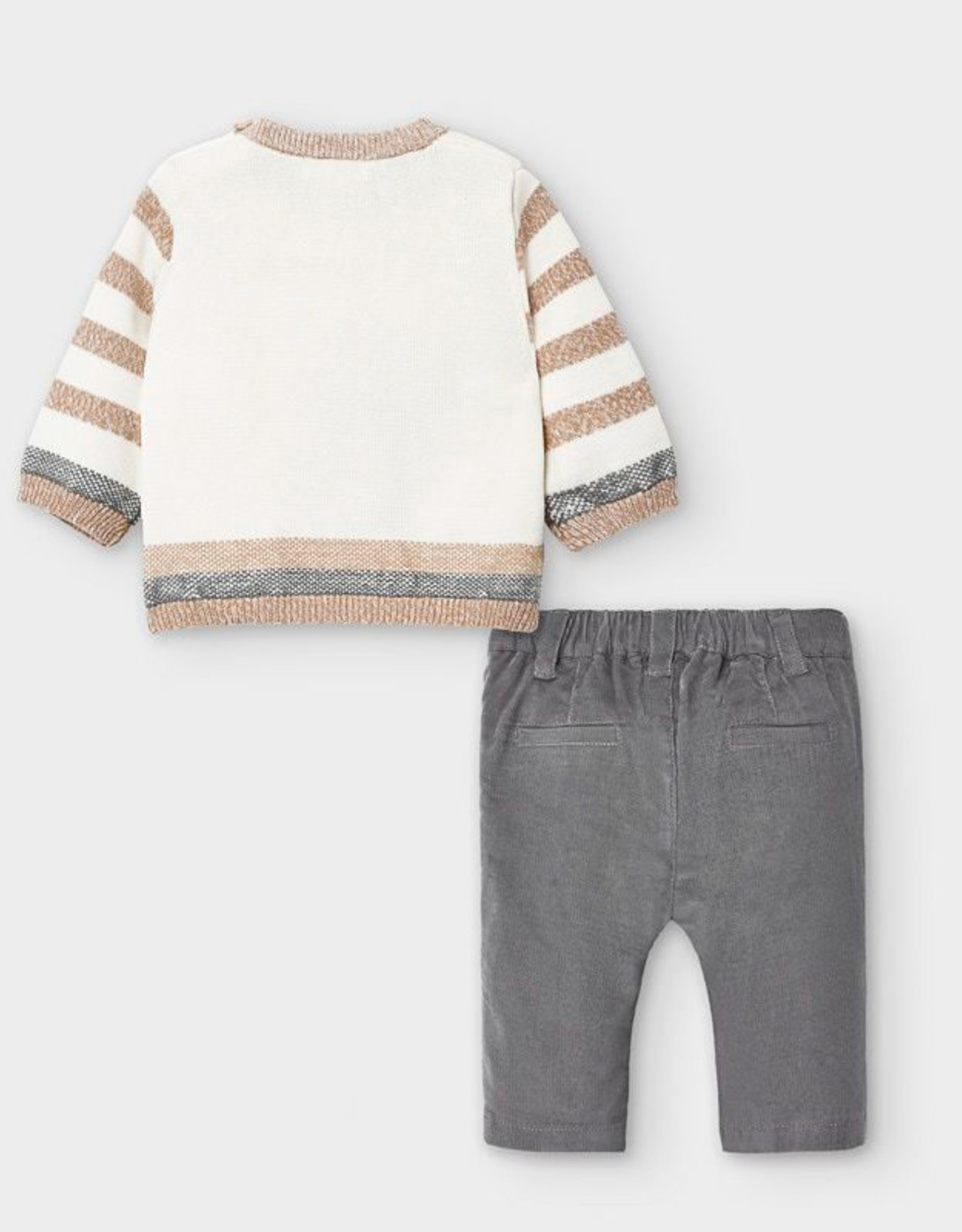 Graphite trousers w/sweater