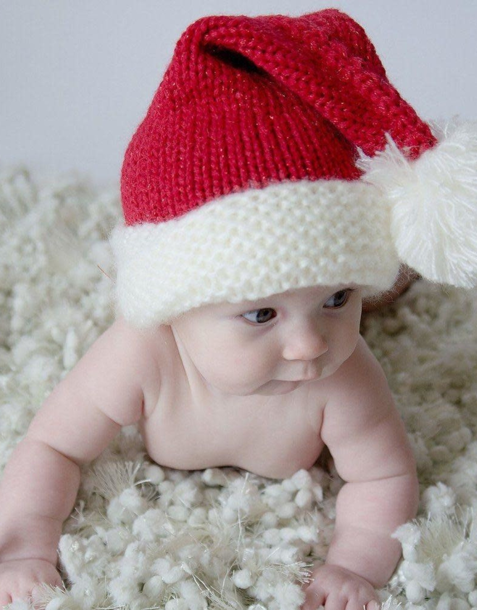 Huggalugs Santa Hat 0-6m