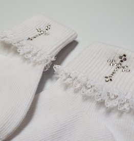 Crystal Cross Socks M 12-6