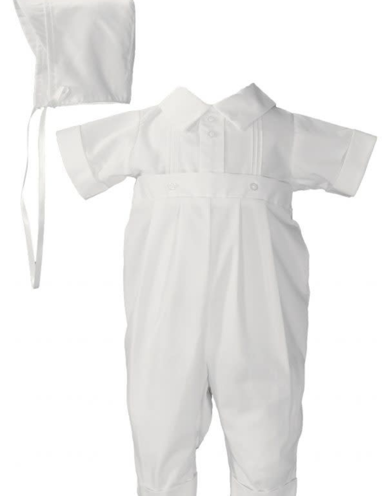 Pintuck Christening Romper