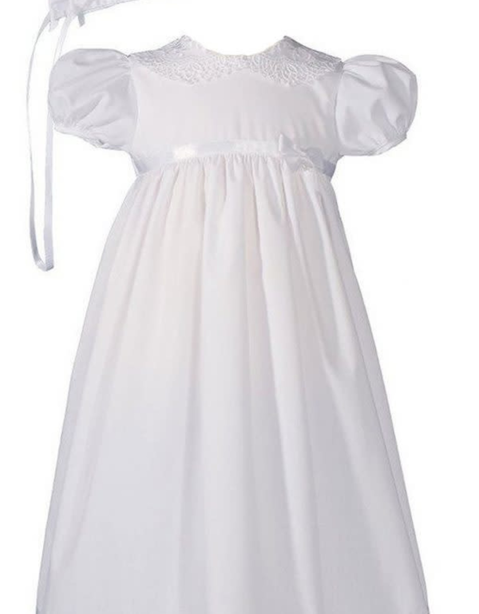 Cotton w/Lace Collar Gown