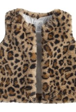 Brown Leopard Fur Vest
