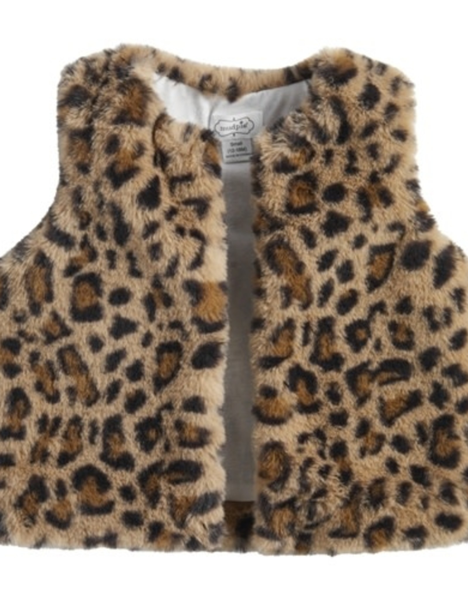 Brown Leopard Fur Vest