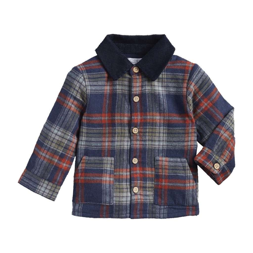 Plaid Jacket Rust - GoodHearts