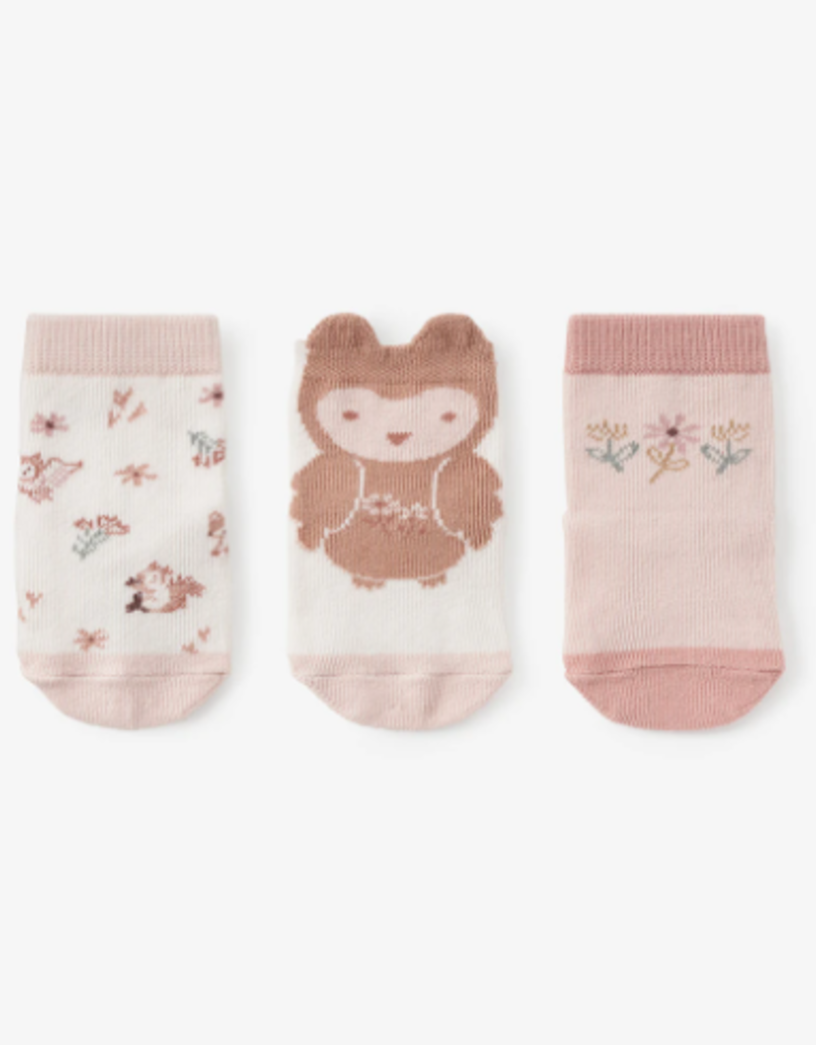 Owl Sock 3pack 0-12 months