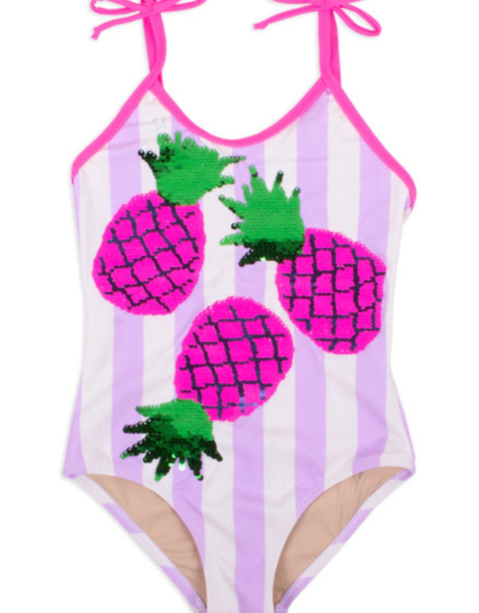Shade Critters Magenta Pineapple Swimsuit Tod