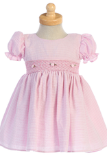 Swea Pea & Lilli Pink Seersucker Dress